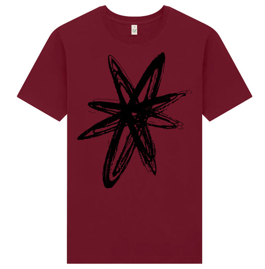 Orbital Red Scribble Tee