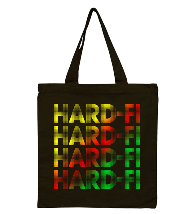 HARD-FI Blk Dots Tote Bag