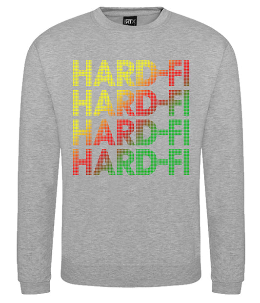 HARD-Fi Grey Dots Sports Sweatshirt